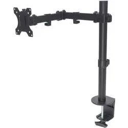 Manhattan Monitor-Tischhalterung 461542 1 Display(s) 33,0 cm (13) - 81,3 cm (32) Schwarz Höhenverstellbar, Neigbar,