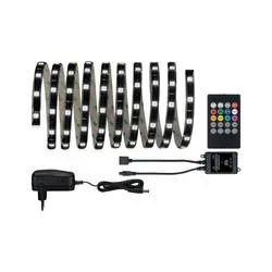 Paulmann Lights and Sound Comfort 70956 LED-Streifen-Komplettset mit Stecker 12 V 3 m RGB 1 St.