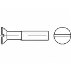 TOOLCRAFT TO-5392407 Senkschrauben M16 40 mm Schlitz Stahl galvanisch verzinkt 50 St.
