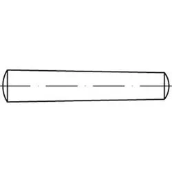 TOOLCRAFT TO-5393832 Kegelstift 4 mm Stahl 100 St.