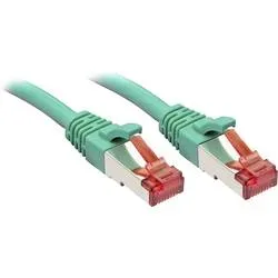 LINDY 47747 RJ45 Patchkabel CAT 6 S/FTP 1.00 m Grün mit Rastnasenschutz 1 St.