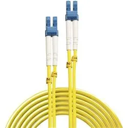 LINDY 47453 Glasfaser LWL Anschlusskabel 5.00 m Gelb [1x LC-Stecker - 1x LC-Stecker] 9/125 µ Singlemode OS2