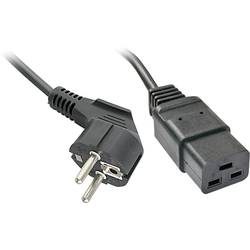 LINDY Strom Anschlusskabel [1x Schutzkontakt-Stecker - 1x Kaltgeräte-Stecker 16 A] 2.00 m Mehrfarbig
