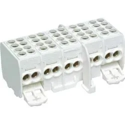 Hager KH25C HAGER KH25C 5P Weiß Anschlussblock Klemme Mehrfarbig 5polig 80 A 1 St.