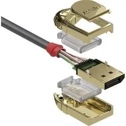 LINDY DisplayPort Anschlusskabel DisplayPort Stecker, DisplayPort Stecker 20.00 m Grau 36298 DisplayPort-Kabel
