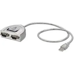 Lindy 42889 USB auf 2 Port Seriell Konverter