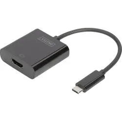 Digitus TV, Monitor Adapter [1x USB-C® Stecker - 1x HDMI-Buchse] DA-70852 15.00 cm