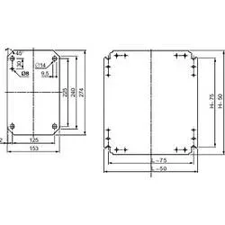 Schneider Electric NSYMM44 Montageplatte (L x B) 400 mm x 400 mm Stahl verzinkt 1 St.