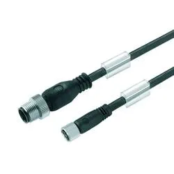 Weidmüller 9457771000 Sensor-/Aktor-Steckverbinder, konfektioniert M12 Stecker, gerade, Buchse, gerade 10.00 m Polzahl