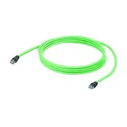 Weidmüller 8909650200 RJ45 Patchkabel CAT 6a S/FTP 20.00 m Grün Flammwidrig, mit Rastnasenschutz 1 St.