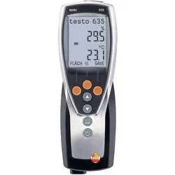 testo 635-1 Luftfeuchtemessgerät (Hygrometer) kalibriert (SCS akkreditiertes Labor) 0 % rF 100 % rF