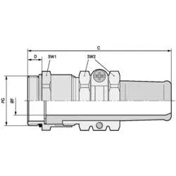 LAPP 52001130 Kabelverschraubung PG29 Messing Messing 10 St.