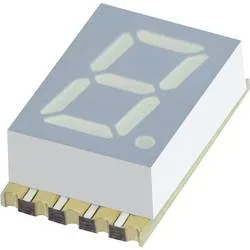 Kingbright 7-Segment-Anzeige Rot 7.62 mm 1.85 V Ziffernanzahl: 1 KCSC03-105