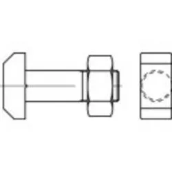 TOOLCRAFT TO-9974547 Hammerkopfschraube M24 90 mm DIN 261 Stahl 10 St.