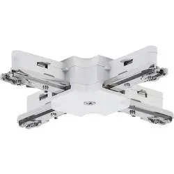 Paulmann 97687 Hochvolt-Schienensystem-Komponente X-Verbinder Weiß