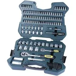Brüder Mannesmann Steckschlüsselsatz metrisch 1/4 (6.3 mm), 1/2 (12.5 mm) 115teilig M98415