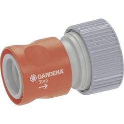 Gardena Profi-System - Übergangsstück mit Wasserstop (Grau/Orange)