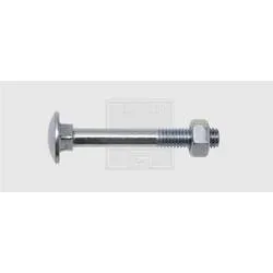 SWG 4009155721439 Flachrundkopfschrauben M12 200 mm Außensechskant DIN 603 Stahl verzinkt 20 St.