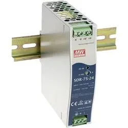 MEAN WELL SDR-75-24 Hutschienen-Netzteil (DIN-Rail) 24 V/DC 3.2 A 76 W Anzahl Ausgänge:1 x Inhalt 1 St.