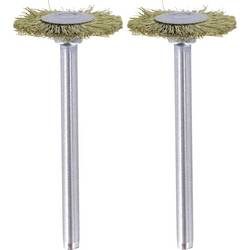 Dremel Messingbürste 535 Stahldraht vermessingt Schaft-Ø 3.2 mm 26150535JA 2 St.