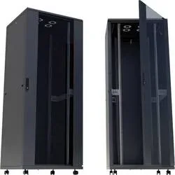 Intellinet 713092 19 Zoll Netzwerkschrank (B x H x T) 600 x 1284 x 600 mm 26 HE Schwarz (RAL 9005)