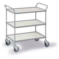 Ebinger 0037G Allzweckwagen Feststeller Stahl pulverbeschichtet Traglast (max.): 150 kg Silber-Grau