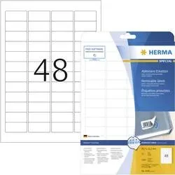 HERMA Etiketten Movables 45,7x21,2mm 4346 weiss,non-perm. 1200 St./25 B.