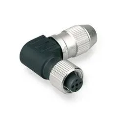 Weidmüller 1812890000 Sensor-/Aktor-Steckverbinder, unkonfektioniert M12 Buchse, gewinkelt Polzahl Sensoren: 4 1 St.