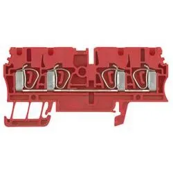 Weidmüller 1683420000 Durchgangsreihenklemme Zugfeder Rot 100 St.