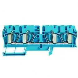Weidmüller 7904300000 Durchgangsreihenklemme Zugfeder Blau 50 St.