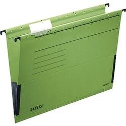 Leitz ALPHA Hängetaschen 1986 A4 V-Base 15 mm 275 g/m² Grün 100% Recycelter Pendarec-Karton 5 Stück