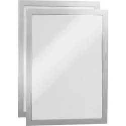DURABLE Sichtfenster Duraframe 4872/23 silber, selbstklebend 2 Stk.