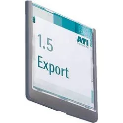 DURABLE T&uuml;rschild Click Sign 486237 graphit,Kunststoff 149x148.5mm