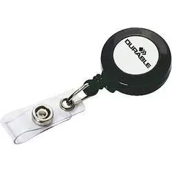 DURABLE Ausweishalter YoYo 10 St&uuml;ck 815258 mit Druckknopf, 80cm