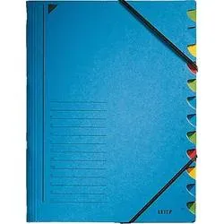 LEITZ Ordnungsmappe A4 39120035 blau 12 F&auml;cher