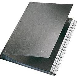 LEITZ Pultordner Hartkarton 58310095 schwarz 32 F&auml;cher