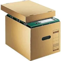 LEITZ Archiv-Schachtel Premium 60810000 braun 335x280x440mm