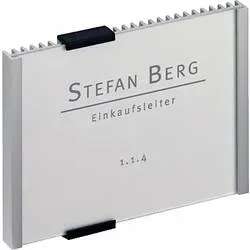 DURABLE T&uuml;rschild Info Sign 480123 silber, aluminium 149x105.5mm