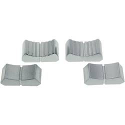 ALPS 76659 76659 Schiebeknopf mit Fingermulde Velour-Chrom (L x B) 13 mm x 25 mm 1 St. Piece
