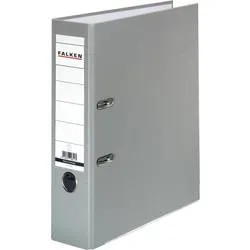 Falken Ordner PP (Polypropylen) 9984022 Grau 80mm für A4