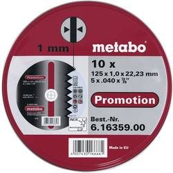 Metabo 616359000 Trennscheibe gerade 125 mm 22.23 mm 10 St.