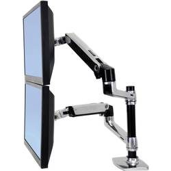 Ergotron LX Doppelschirmlösung 2fach Monitor-Tischhalterung 38,1 cm (15) - 61,0 cm (24) Neigbar+Schwenkbar, Rotierbar