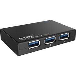 D-Link DUB-1340/E USB-Hub 4 Port USB-A USB 3.0 5 GBit/s Schwarz DUB-1340/E