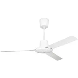 Vortice Nordik Evolution 140 WE Deckenventilator 70 W (Ø x H) 142 cm x 325 mm Weiß Winterbetrieb, Leuchtenanbau möglich