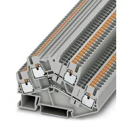 Phoenix Contact 3210282 Bauelementreihenklemme 5.2 mm Schnellanschluss Grau 50 St.