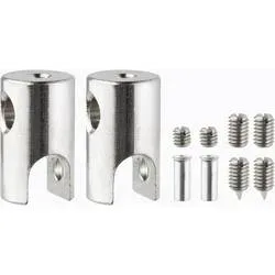Paulmann 978019 Niedervolt-Seilsystem-Komponente Seilklotz 2er Set Chrom
