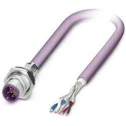 Phoenix Contact 1534449 Sensor-/Aktor-Einbausteckverbinder M12 Stecker, Einbau 2.00 m Polzahl Sensoren: 5 1 St.
