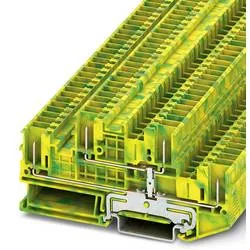 Phoenix Contact 3061499 Doppelstock-Schutzleiterklemme 5.2 mm Zugfeder Grün, Gelb 50 St.