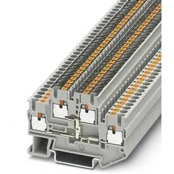 Phoenix Contact 3000715 Doppelstockklemme 5.2 mm Schnellanschluss Blau 50 St.