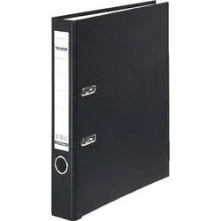 Falken Color Ordner DIN A4 50 mm Schwarz 2 Ringe PP-Color Pappkarton